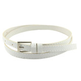 Hot Belts SIF 2017 Hot Beautiful Woman Multicolor Small Candy Color Thin Leather Belt Ms Belt Cinto Feminina Levert Dropship 427