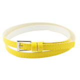 Hot Belts SIF 2017 Hot Beautiful Woman Multicolor Small Candy Color Thin Leather Belt Ms Belt Cinto Feminina Levert Dropship 427