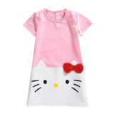HOT Baby Girls Dresses Hello Kitty 2017 Brand Children Dresses For Girls Princess Dress Christmas Kids Clothes
