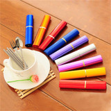 Hot 3in1 Cutlery Set Fork Travel Fold Stainless Steel Tableware Tableware Portable Camping Bag Picnic