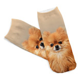 Hot 3D Printed Cotton Socks Animal Dog Printed Casual Style 19cm Low Anklet Socks Unisex Calcetines Chaussettes