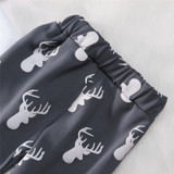 Hot 3 PCS Casual Baby Girl Boy Ladies I Have Arrived Romper T Shirt +Deer Long Pants Outfits Set Clothing Clothes Set Outfits