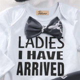 Hot 3 PCS Casual Baby Girl Boy Ladies I Have Arrived Romper T Shirt +Deer Long Pants Outfits Set Clothing Clothes Set Outfits