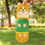 High quality women's lovely cartoon socks autumn-winter funny animal socks fashion ladies and women Cute cotton dog sock