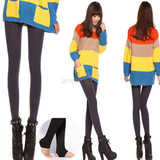 High Quality Women Autumn Winter THICK Warm Legging Brushed Lining Stretch Fleece Pants Trample Feet Leggings LM75