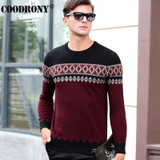 High Quality Winter Warm 100% Pure Cashmere Christmas Sweater Men Real Merino Wool Sweaters Fashion O-Neck Pullover Men Top 6344