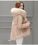 Fitaylor 2017 New Winter Coats And Jackets Women Loose Casual Parka Thick Warm Big Fur Hooded Cotton Jackets Fashion Female Coat