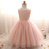 First Communion Princess Prom Dresses For Party Flower Girls Evening Graduation Gown Children Tulle Pageant Girl Kids Tutu Dress