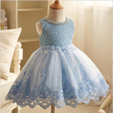 First Communion Dresses For Girls 2017 Brand Tulle Lace dress Infant Toddler Pageant Flower Girl Weddings Party tutu dresses