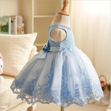 First Communion Dresses For Girls 2017 Brand Tulle Lace dress Infant Toddler Pageant Flower Girl Weddings Party tutu dresses