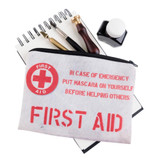 First Aid 3D Print simple makeup bag 2017 who cares Cosmetic case women trousse de maquillage neceser organizer pencil case
