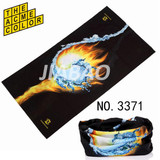 Fire scarf Bandanas Variety Turban Magic Headband Veil Scarves Multi Function bandana