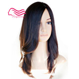 Finest European virgin hair slight wave jewish wig , silk top kosher wig Best Sheitels free shipping