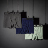 Feilibin 2017 Sealmless Shorts Mens Underwear Men Soft Boxers Cotton Boxer Men Solid Boxer Shorts Fashion Boxers Mens Underwear