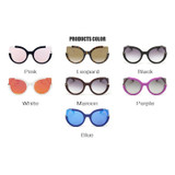 FEIDU Fashion Oversized Cat Eye Sunglasses Women Brand Designer Multicolor Sun Glasses For Women Driving Oculos De Sol Feminino
