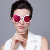 FEIDU Fashion Oversized Cat Eye Sunglasses Women Brand Designer Multicolor Sun Glasses For Women Driving Oculos De Sol Feminino