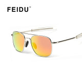 FEIDU 2016 Polarized Pilot Sunglasses Men Alloy Frame Coating Mirrors Driving Sun glasses For Men Classic Gafas Oculos De Sol
