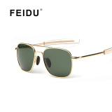 FEIDU 2016 Polarized Pilot Sunglasses Men Alloy Frame Coating Mirrors Driving Sun glasses For Men Classic Gafas Oculos De Sol