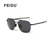 FEIDU 2016 Polarized Pilot Sunglasses Men Alloy Frame Coating Mirrors Driving Sun glasses For Men Classic Gafas Oculos De Sol