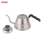 FeiC 1pc 1.0L Hario Style V60 Tea and Coffee Drip Kettle pot stainless steel gooseneck spout Kettle hot water for Barista