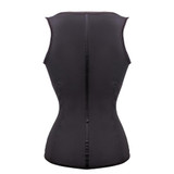 FeelinGirl Women's Latex Corset Vest Steel Boned Underbust Waist Cincher Corsets -E with Straps Latex Corset Waist Trainer