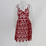 Feditch 2017 New Lace Dress Women Hollow Out Sexy Backless Women Dress Floral Lace White Red Party Dresses Vestido De Festa Feditch 2017 New Lace Dress Women Hollow Out Sexy Backless Women Dress Floral Lace White Red Party Dresses Vestido De Festa