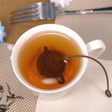 FDA Grade Silicone Tea Infusers Bag Teapot Shape Leaf Strainer Filter Kitchen Tools Gadgets
