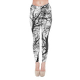 FCCEXIO 2018 New 3d Printed Trees Pattern Fitness Women Legging Comfortable Polyester Trousers Women Sexy Silm Fit Legins Pants
