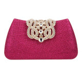 Fawziya Handbags Women Bags Bling Glitter Purse For Girls Crown Box Clutch Evening Bags