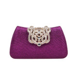 Fawziya Handbags Women Bags Bling Glitter Purse For Girls Crown Box Clutch Evening Bags
