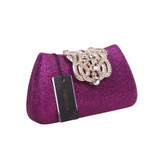 Fawziya Handbags Women Bags Bling Glitter Purse For Girls Crown Box Clutch Evening Bags
