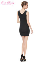 Cocktail Dresses 2017 New Arrival V-neck Ruffles Stretchy NWT sexy tight mini 03395
