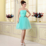 Cocktail Dresses 2016 Party Short Prom Dresses Wedding Party Dress Knee Length Turquoise Robe De Cocktail