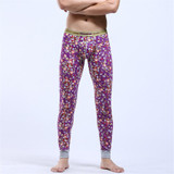 COCKCON Men Long Johns Cotton Men Thermal Underwear Printed Long Johns Men Underpants Winter Warm Long Underwear 529