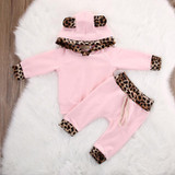 Coat Top Hoodies Pants 2pcs Girl Clothing Outfits Set Newborn Toddler Baby Girls Clothes Set Hoodie Cotton