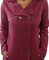 Coat - Burgundy