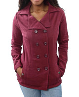 Coat - Burgundy