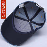 CNTANG 2017 Fashion Denim Caps Women Baseball Cap Spring Hip Hop Skull Snapback Hat Summer Casual Baseball Hats For Female