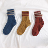 CNRUBR Wool Warm Women Socks Thicken American Style Sock Design For Female High-grade Comfortable Casual Sock For Winter
