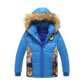 CNJiaYun Animal Girls Boys Jacket Winter Warm thick Hooded Boys Coat Cartoon Minions Lovely Children Outerwear Kids Clothing