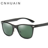 CNHUAIN Brand Men's Sunglasses Shades Driving Sun Glasses For Men Polarized Sunglasses Women Aluminum Magnesium oculos feminino
