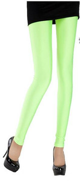 CN-RUBR Brand Sexy Solid Candy Neon Plus Size Women's Leggings High Stretched Jeggings Fitness Clothing Ballet Dancing Pant