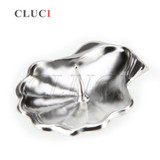 CLUCI women jewelry Shell Shape 925 sterling silver necklace pearl pendant accessories, can stick pearl on CLUCI women jewelry Shell Shape 925 sterling silver necklace pearl pendant accessories, can stick pearl on