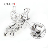 CLUCI Newest 925 sterling silver Locket pendant Goldfish cage pendant 3pcs necklace CLUCI Newest 925 sterling silver Locket pendant Goldfish cage pendant 3pcs necklace