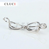 CLUCI Heart cage pendant 925 sterling silver wish pearl pendant 3pcs necklace