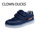 CLOWN DUCKS Luminous Sneakers USB Children Shoes With Light Up sole For Kids Boys Girls Basket Led sneaker Tenis Led Feminin