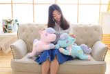 Big Luminous Pillow 55CM Unicorn Led Light Green Pink Unicorn Horse Plush Stuffed Animals Toys Girl Toy Birthday Christmas Gift