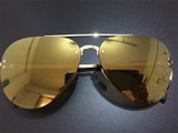 big frame Aviator gold pink Sunglasses Women Australian brand design shades metal mirror sun glasses men 2017 fashion lunettes