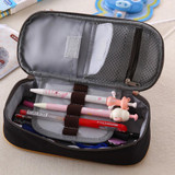 Big Capacity Multifunction Canvas Pencil Case Bag Storage Organizer Pencil Case