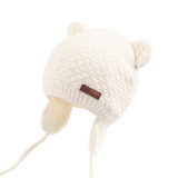 Bear Ears Cute Baby Hat Soft Cotton Newborn Baby Beanie Double Layer Warm Winter Hat For Baby Girls Boys Knitted Kids Hats New